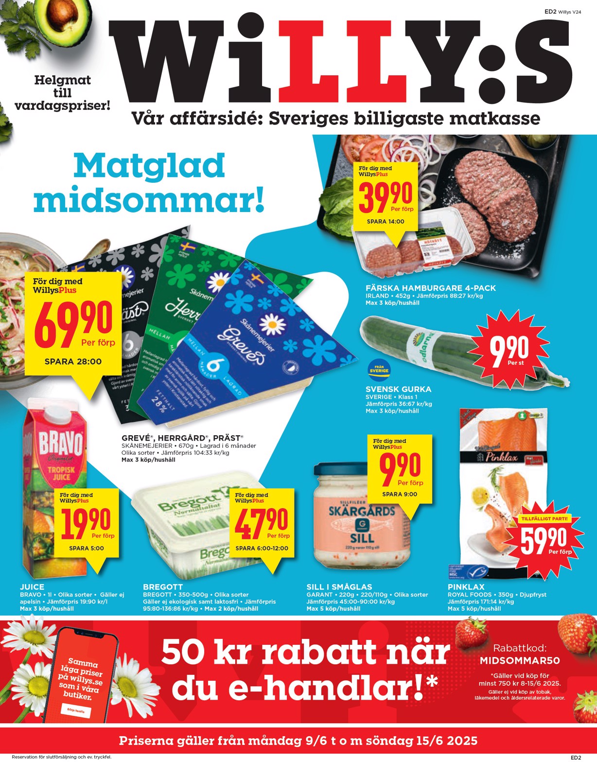 willy-s - Willy's-reklambladet giltigt från 09/06 - 15/06