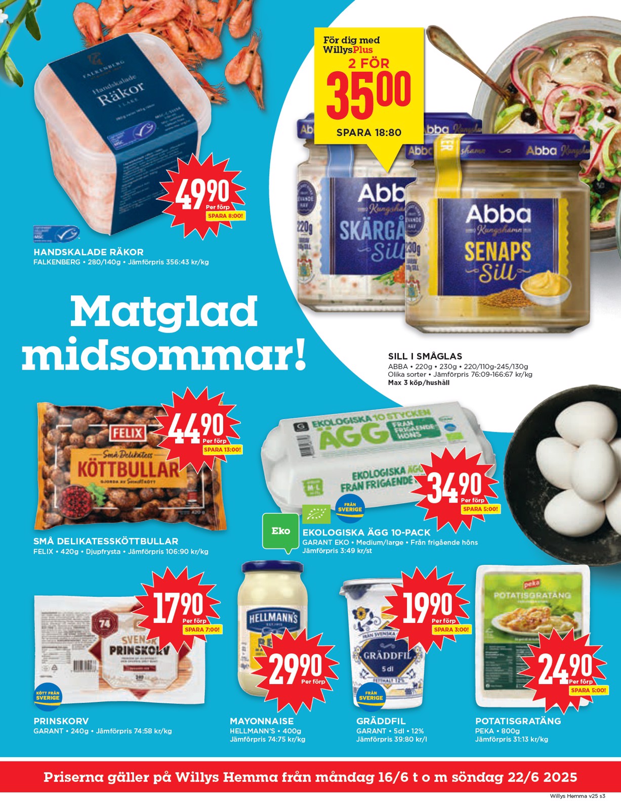 willy-s - Willy's - Hemma-reklambladet giltigt från 16/06 - 22/06 - page: 3