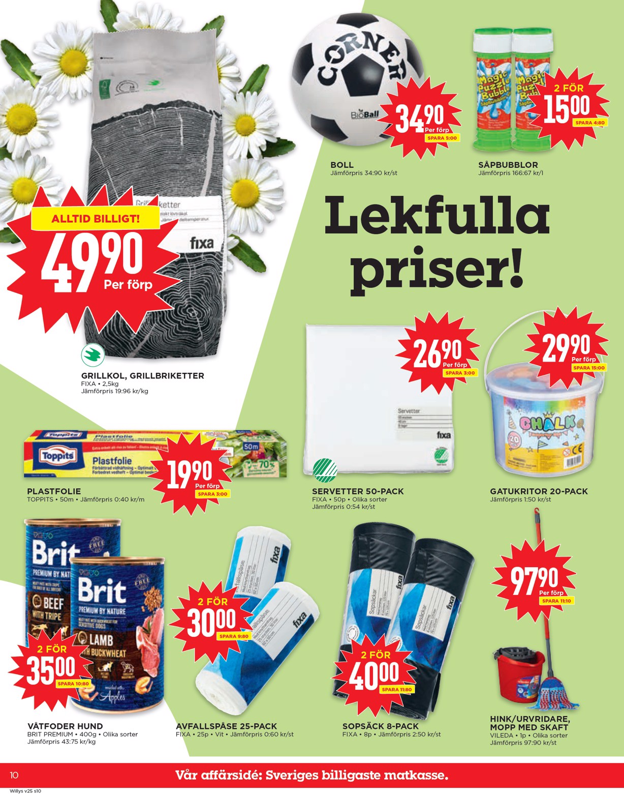willy-s - Willy's-reklambladet giltigt från 16/06 - 22/06 - page: 10
