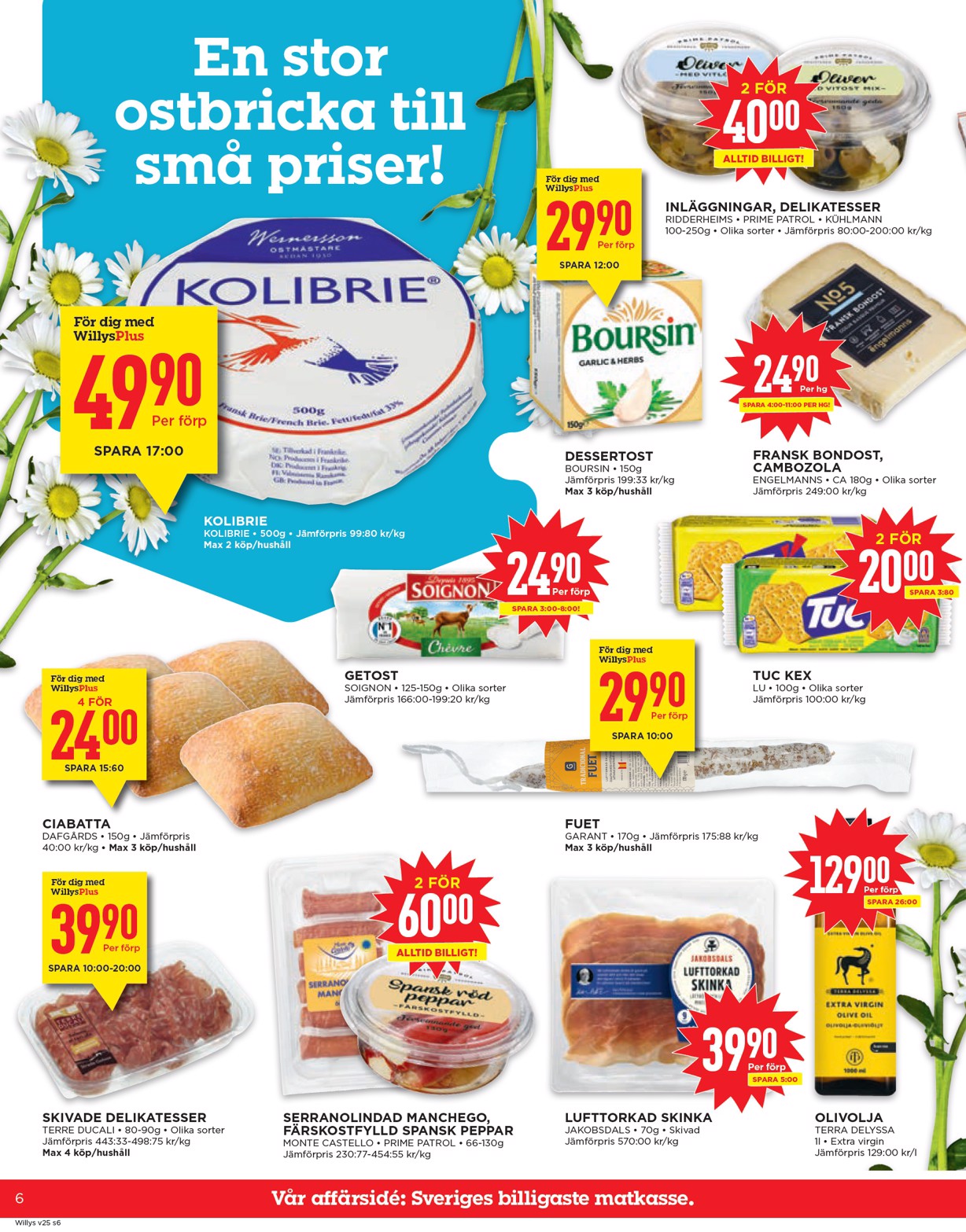 willy-s - Willy's-reklambladet giltigt från 16/06 - 22/06 - page: 6
