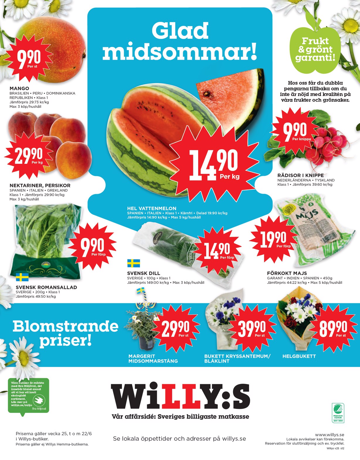 willy-s - Willy's-reklambladet giltigt från 16/06 - 22/06 - page: 12