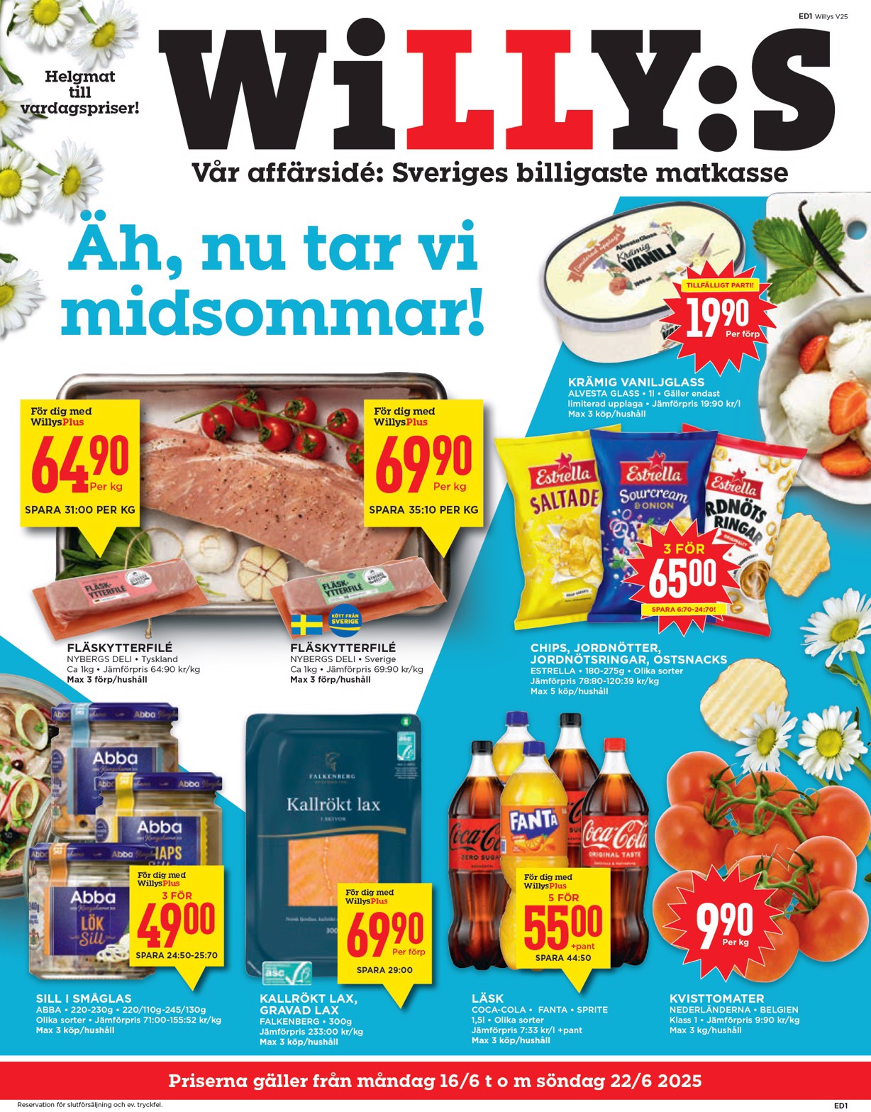 willy-s - Willy's-reklambladet giltigt från 16/06 - 22/06