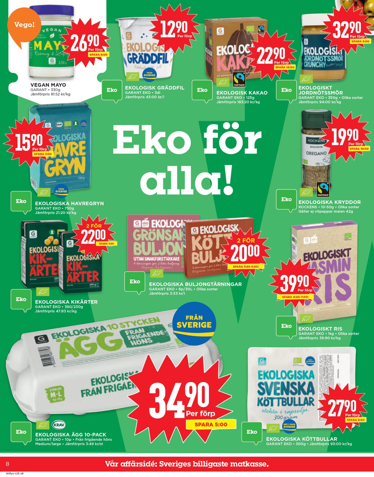 willy-s - Willy's-reklambladet giltigt från 16/06 - 22/06 - page: 8