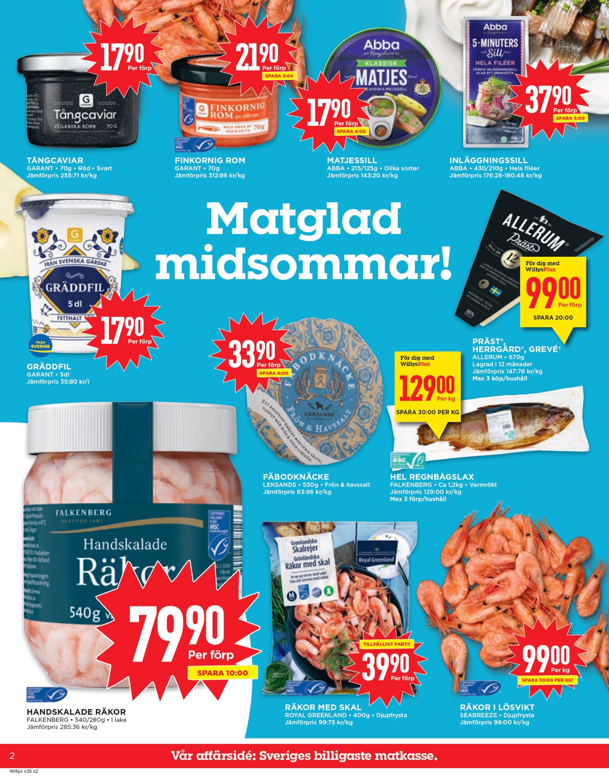 willy-s - Willy's-reklambladet giltigt från 16/06 - 22/06 - page: 2