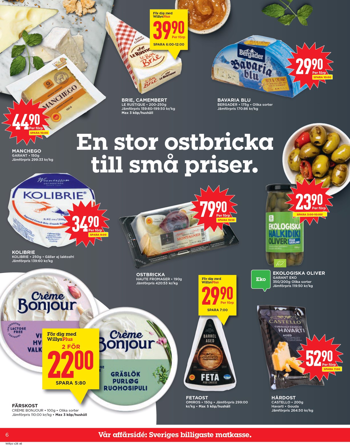 willy-s - Willy's-reklambladet giltigt från 23/06 - 29/06 - page: 6