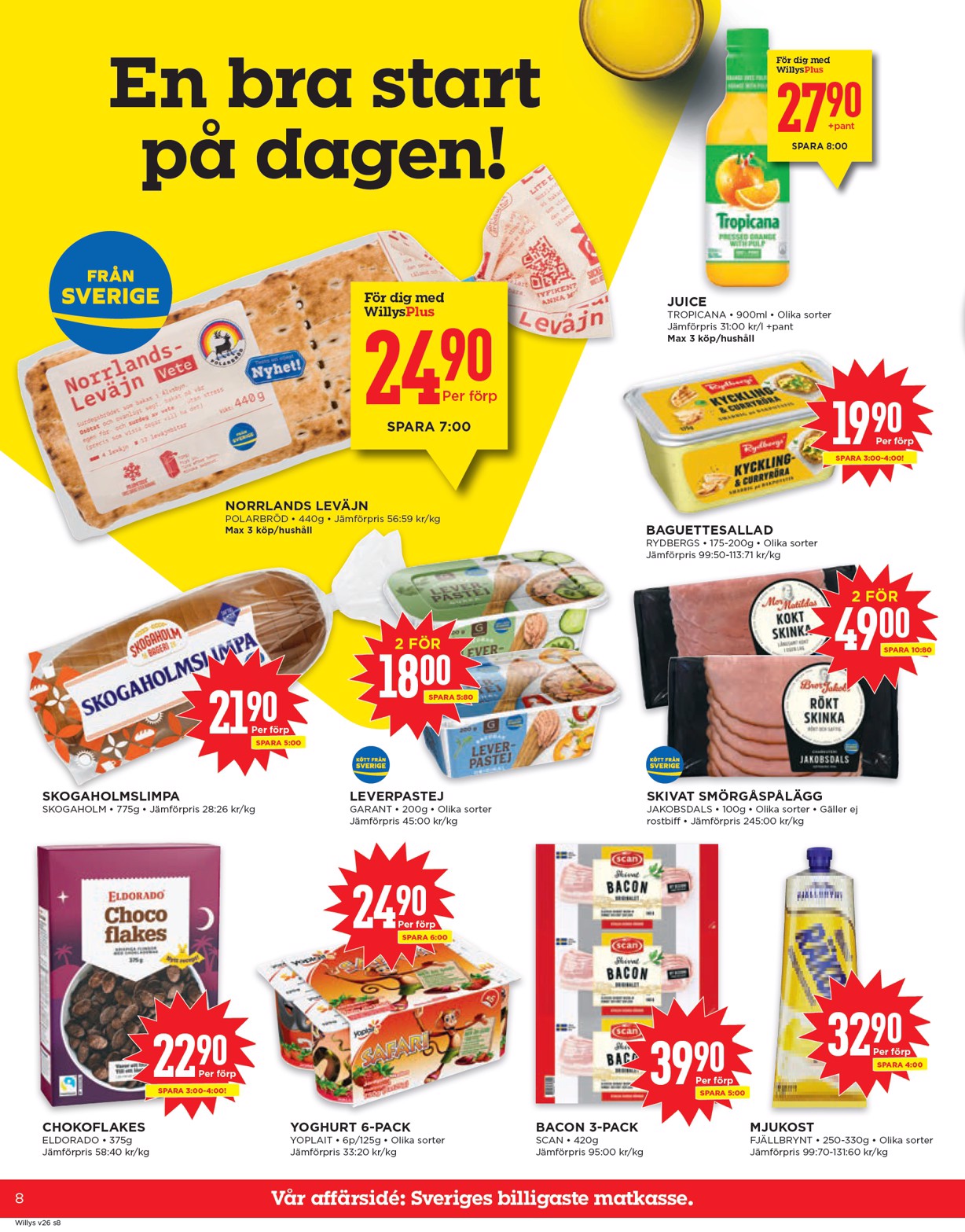 willy-s - Willy's-reklambladet giltigt från 23/06 - 29/06 - page: 8