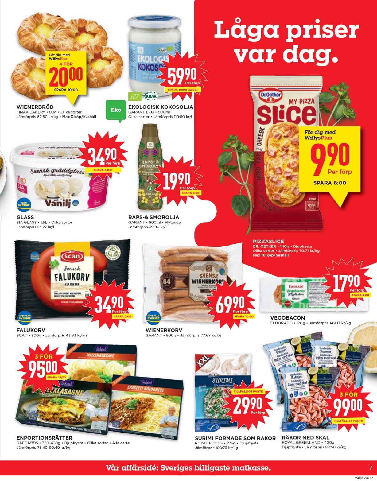 willy-s - Willy's-reklambladet giltigt från 23/06 - 29/06 - page: 7