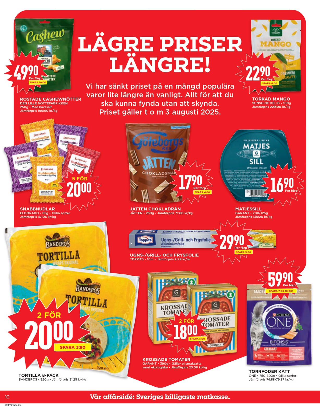 willy-s - Willy's-reklambladet giltigt från 23/06 - 29/06 - page: 10
