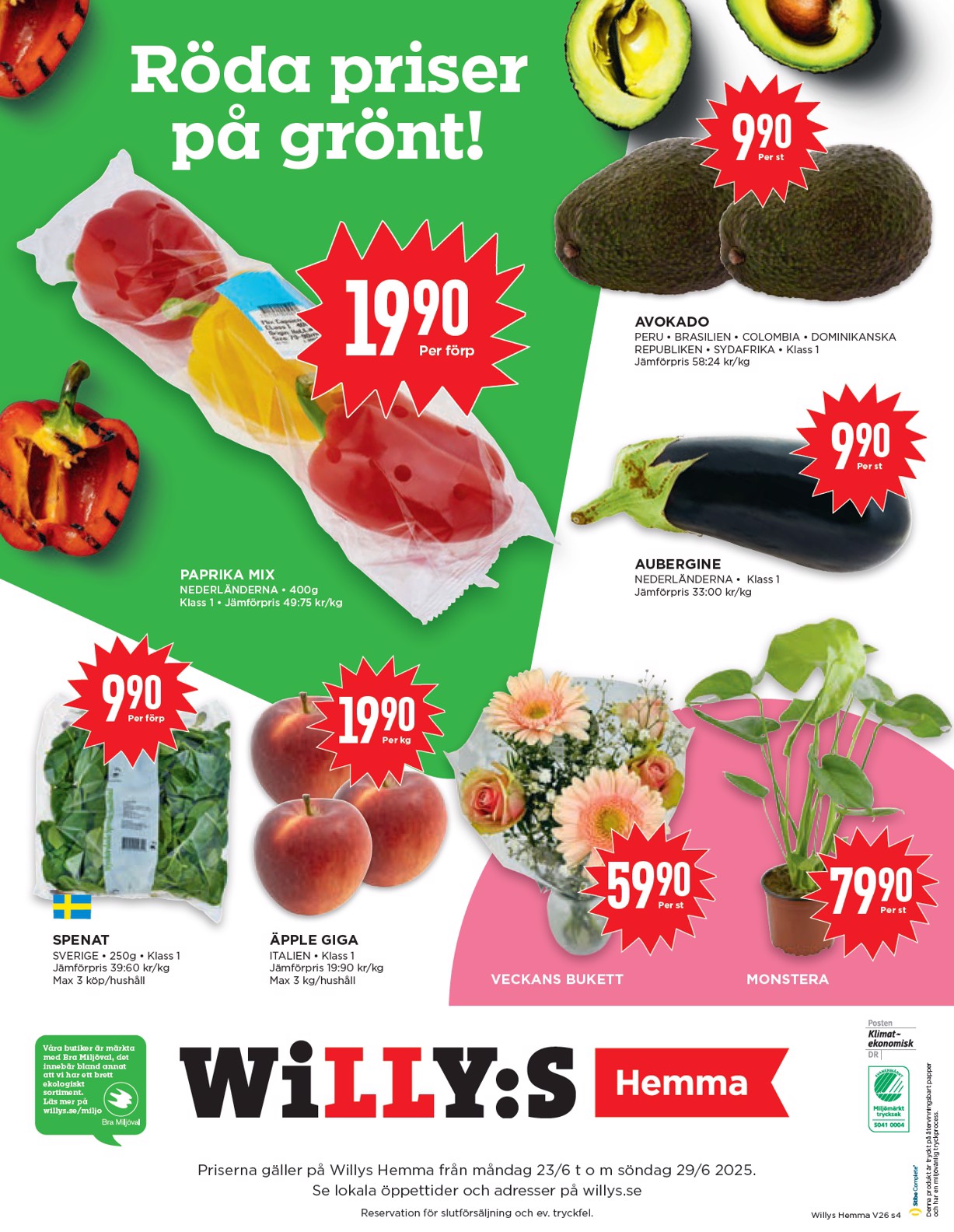 willy-s - Willy's - Hemma-reklambladet giltigt från 23/06 - 29/06 - page: 4