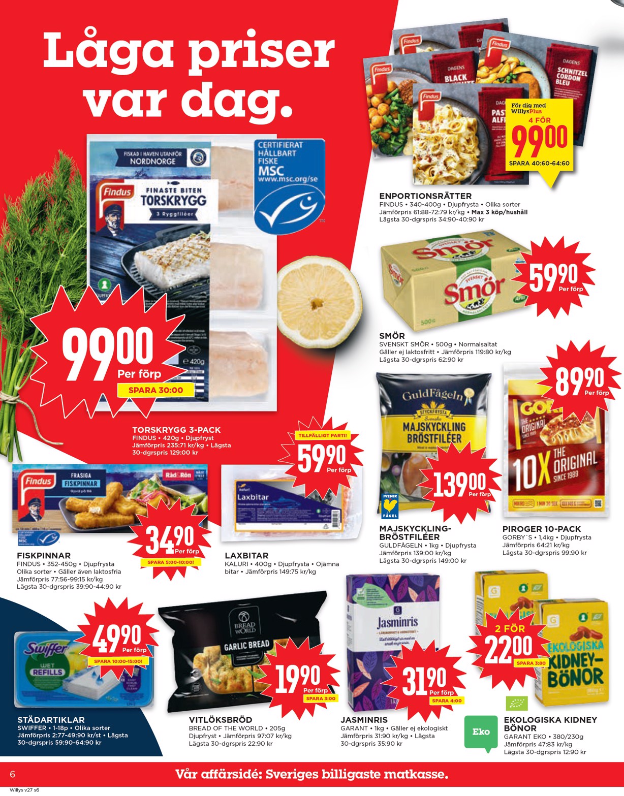 willy-s - Willy's-reklambladet giltigt från 30/06 - 06/07 - page: 6