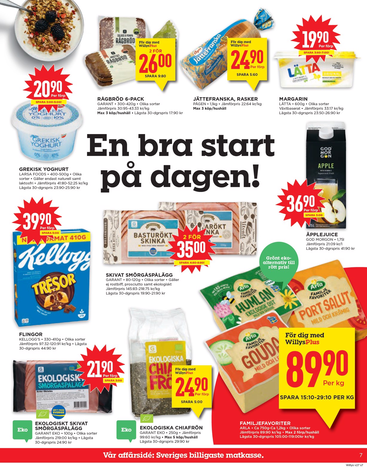 willy-s - Willy's-reklambladet giltigt från 30/06 - 06/07 - page: 7