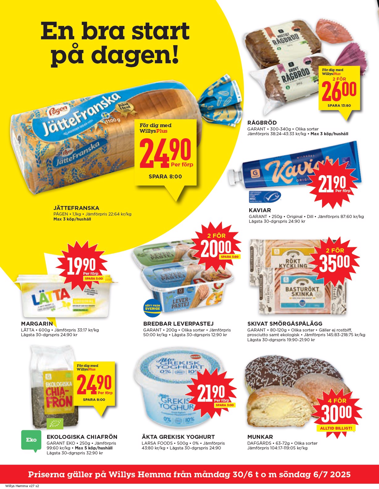 willy-s - Willy's - Hemma-reklambladet giltigt från 30/06 - 06/07 - page: 2