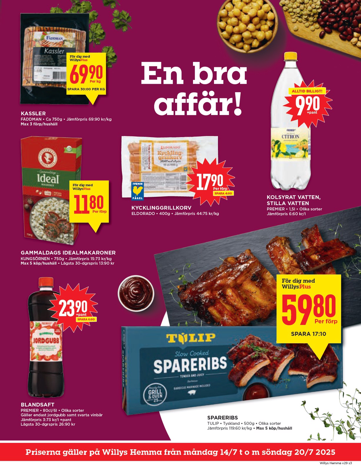 willy-s - Willy's - Hemma-reklambladet giltigt från 14/07 - 20/07 - page: 3