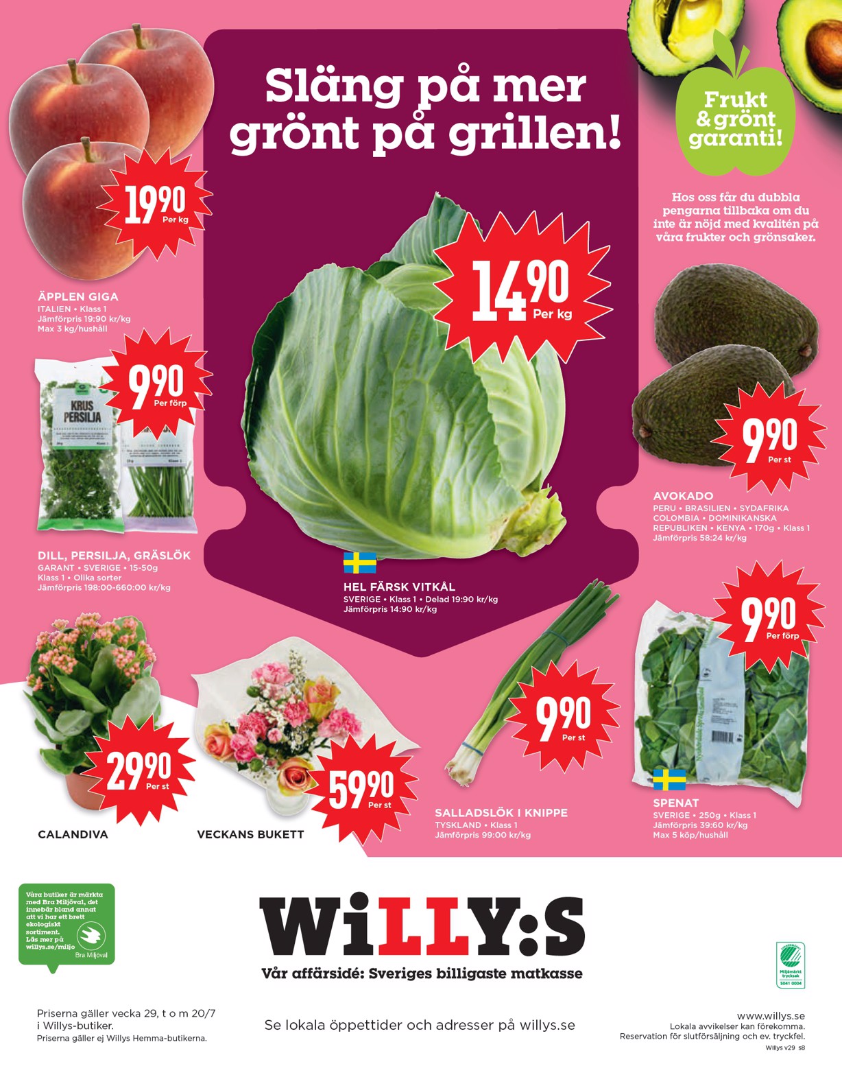 willy-s - Willy's-reklambladet giltigt från 14/07 - 20/07 - page: 8