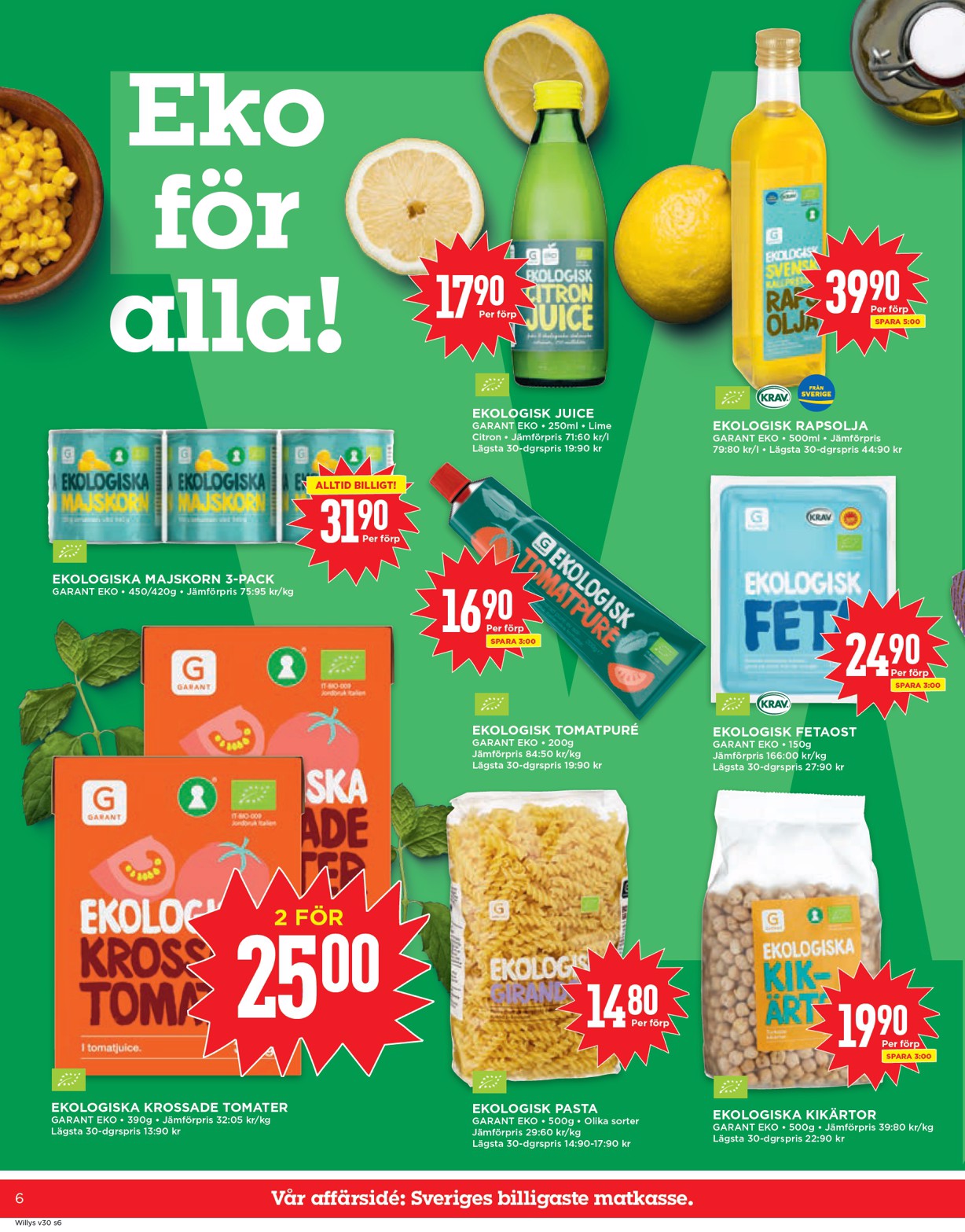 willy-s - Willy's-reklambladet giltigt från 21/07 - 27/07 - page: 6