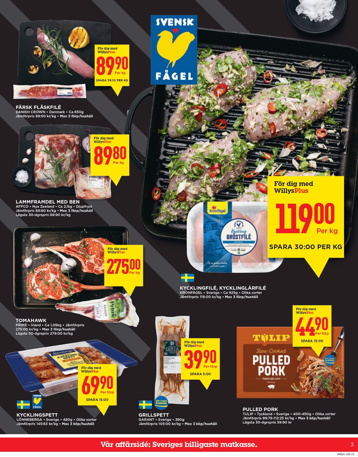 willy-s - Willy's-reklambladet giltigt från 21/07 - 27/07 - page: 3