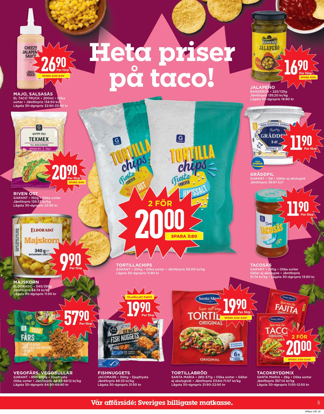 willy-s - Willy's-reklambladet giltigt från 21/07 - 27/07 - page: 5