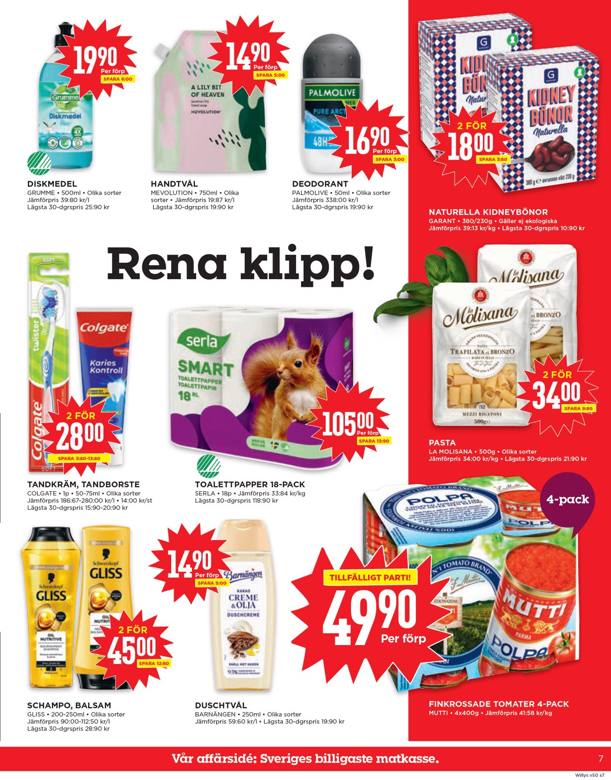 willy-s - Willy's-reklambladet giltigt från 08/12 - 14/12 - page: 7