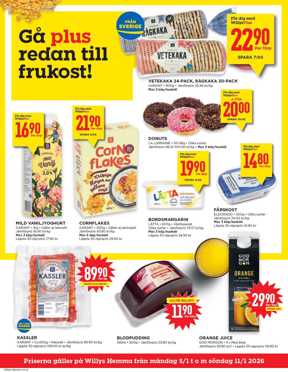 willy-s - Willy's - Hemma-reklambladet giltigt från 05/01 - 11/01 - page: 2