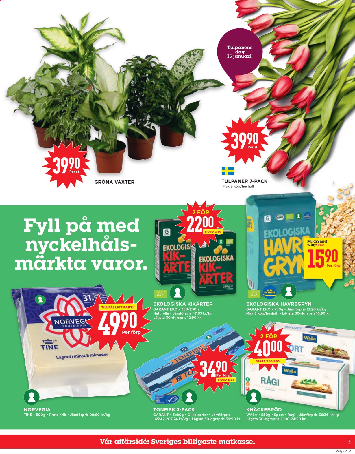 willy-s - Willy's-reklambladet giltigt från 12/01 - 18/01 - page: 3