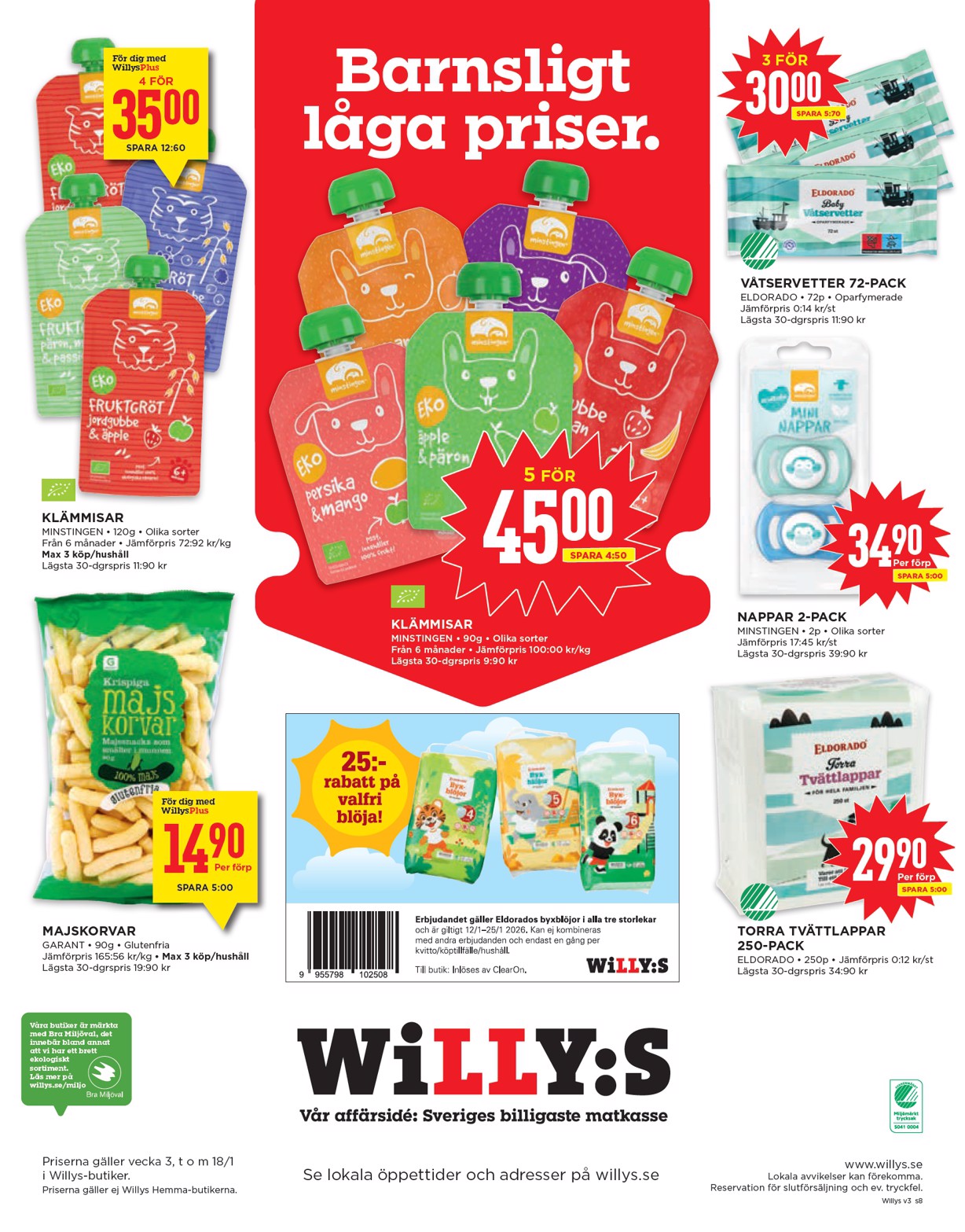 willy-s - Willy's-reklambladet giltigt från 12/01 - 18/01 - page: 8