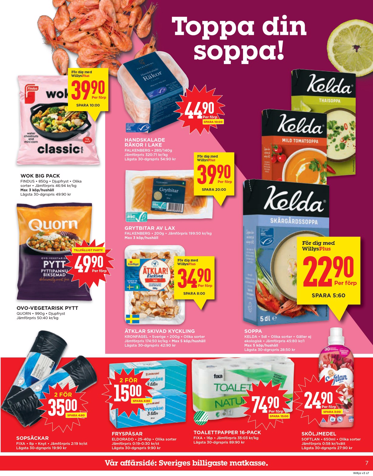 willy-s - Willy's-reklambladet giltigt från 12/01 - 18/01 - page: 7