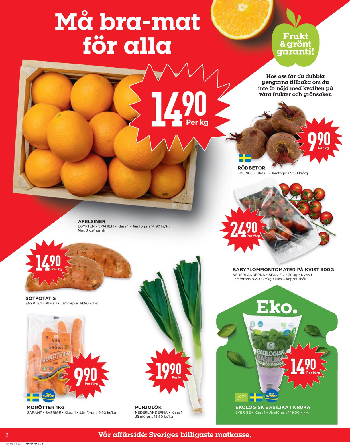 willy-s - Willy's-reklambladet giltigt från 12/01 - 18/01 - page: 2