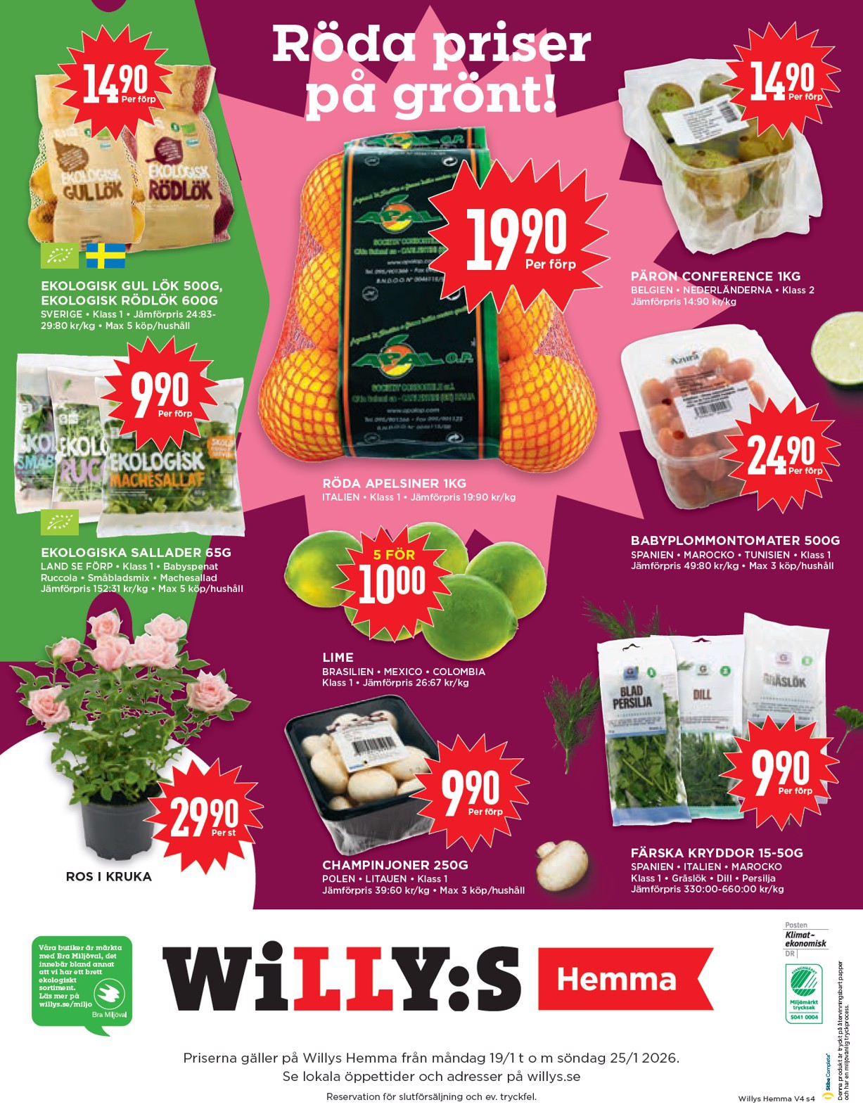 willy-s - Willy's - Hemma-reklambladet giltigt från 19/01 - 25/01 - page: 4