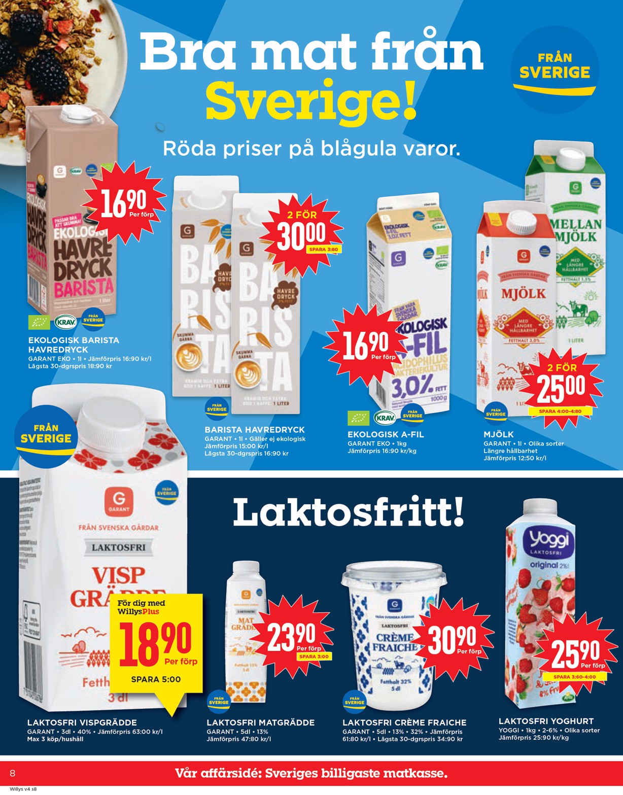 willy-s - Willy's-reklambladet giltigt från 19/01 - 25/01 - page: 8