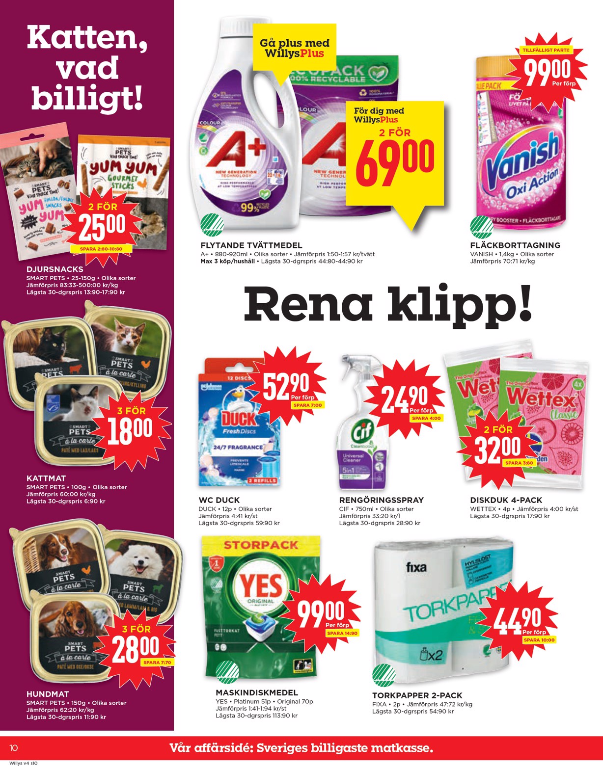 willy-s - Willy's-reklambladet giltigt från 19/01 - 25/01 - page: 10