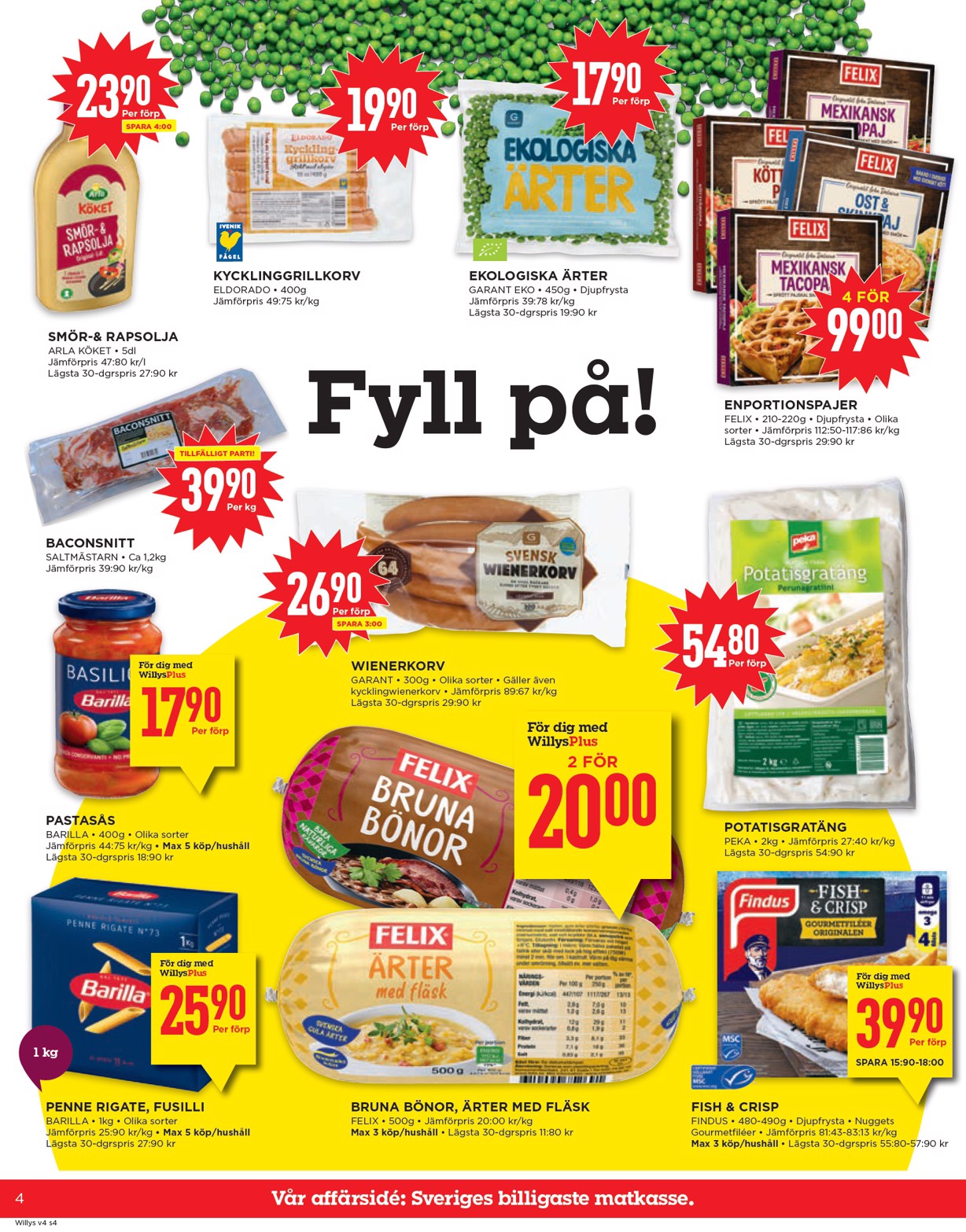 willy-s - Willy's-reklambladet giltigt från 19/01 - 25/01 - page: 4