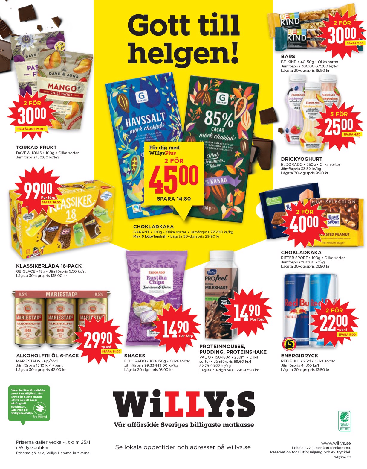 willy-s - Willy's-reklambladet giltigt från 19/01 - 25/01 - page: 12