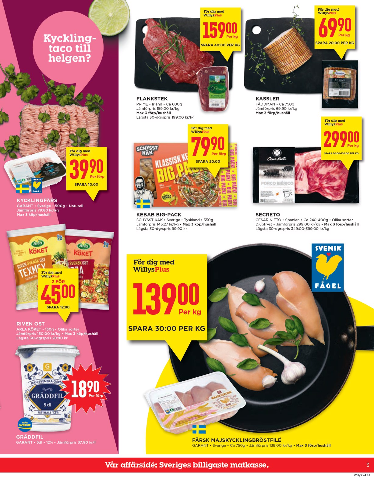 willy-s - Willy's-reklambladet giltigt från 19/01 - 25/01 - page: 3