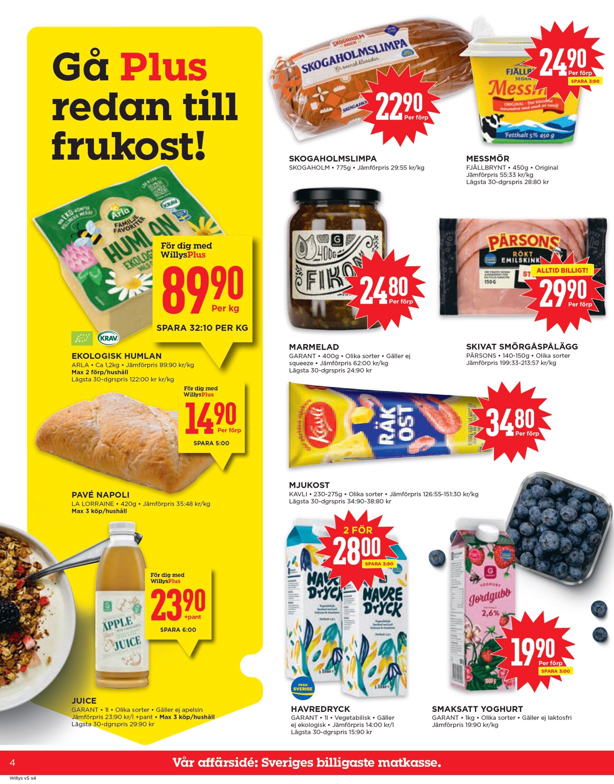 willy-s - Willy's-reklambladet giltigt från 26/01 - 01/02 - page: 4
