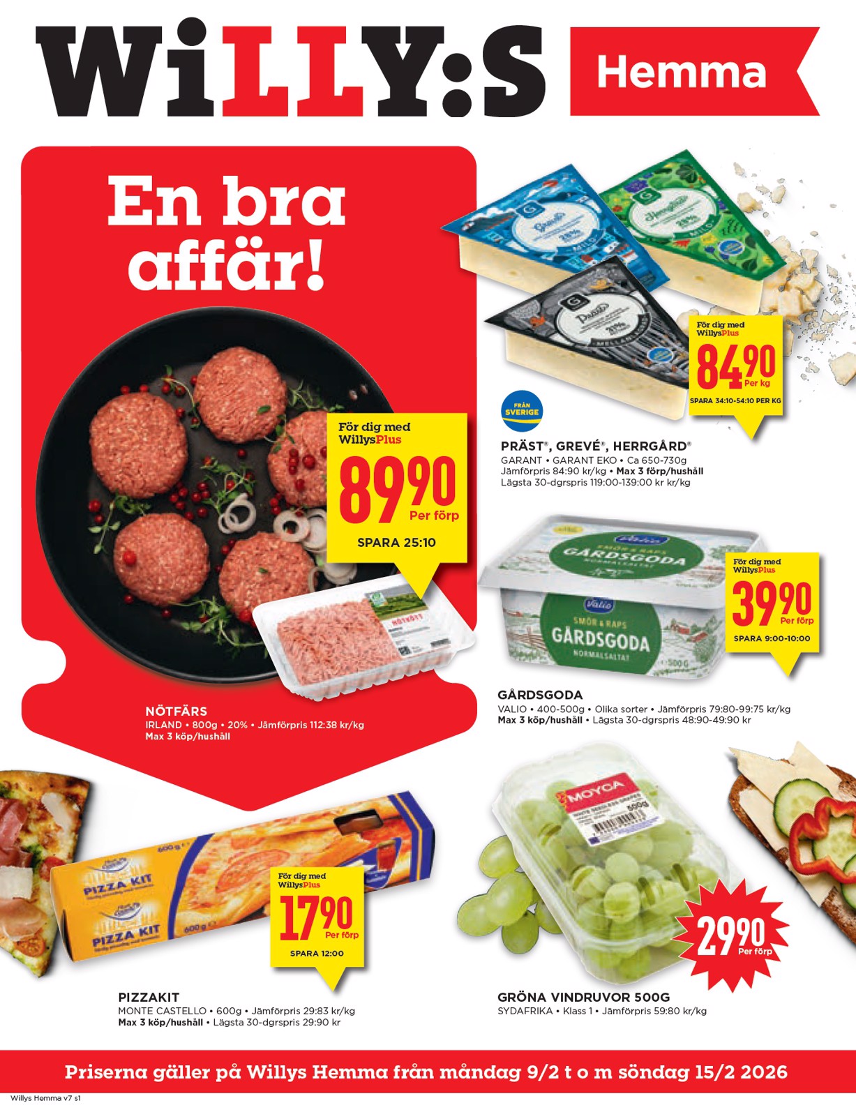 willy-s - Willy's - Hemma-reklambladet giltigt från 09/02/2026 - 15/02/2026