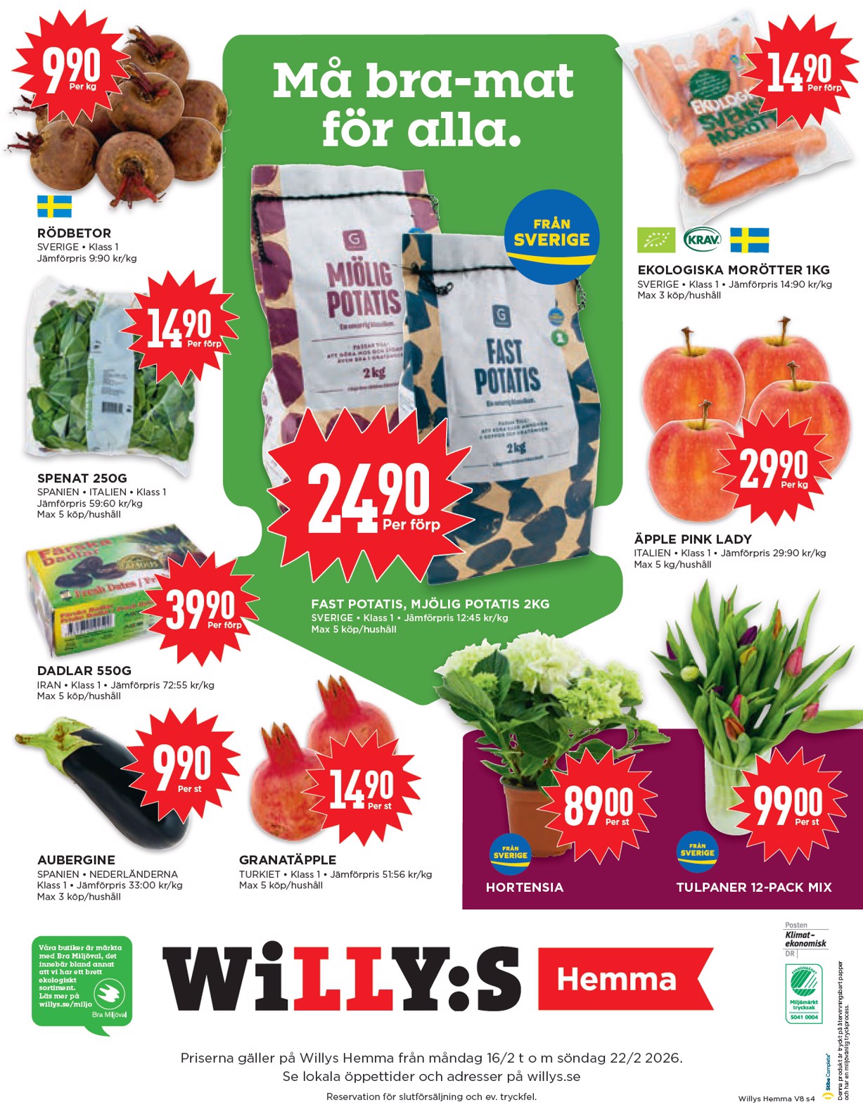 willy-s - Willy's - Hemma-reklambladet giltigt från 16/02/2026 - 22/02/2026 - page: 4