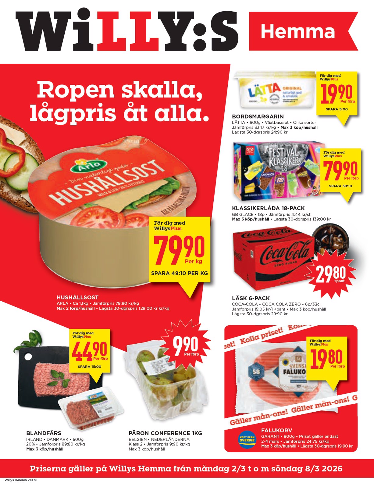 willy-s - Willy's - Hemma-reklambladet giltigt från 02/03/2026 - 08/03/2026
