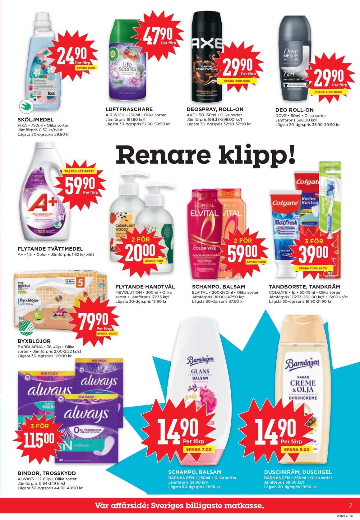 willy-s - Willy's-reklambladet giltigt från 09/03/2026 - 15/03/2026 - page: 7