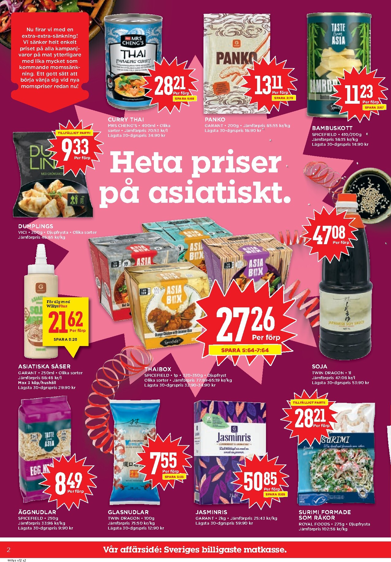 willy-s - Willy's-reklambladet giltigt från 16/03/2026 - 22/03/2026 - page: 2