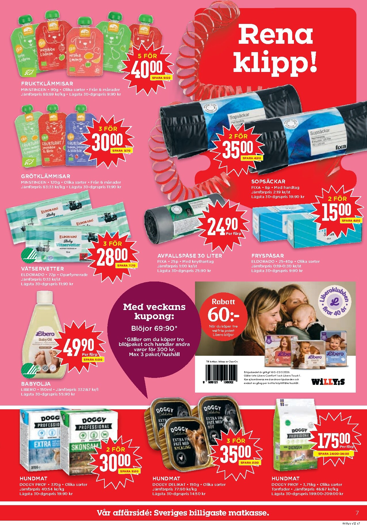 willy-s - Willy's-reklambladet giltigt från 16/03/2026 - 22/03/2026 - page: 7