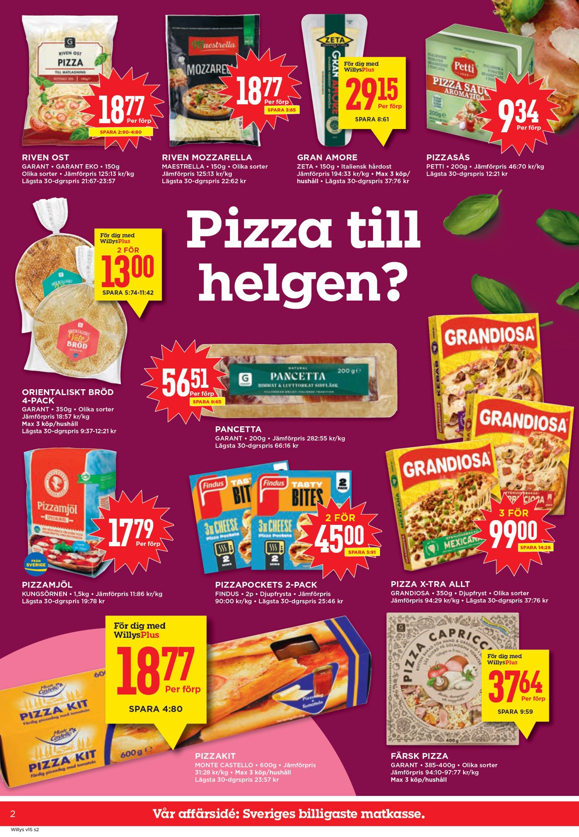 willy-s - Willy's-reklambladet giltigt från 06/04/2026 - 12/04/2026 - page: 2