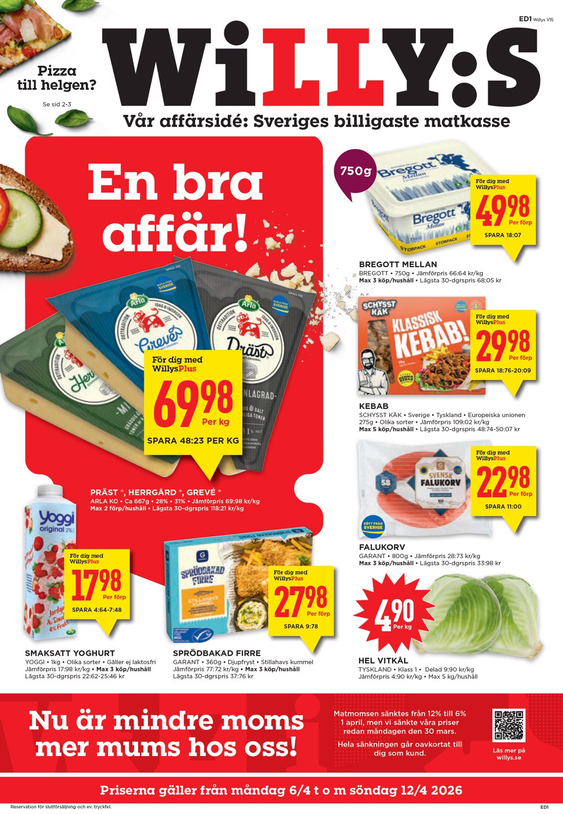 willy-s - Willy's-reklambladet giltigt från 06/04/2026 - 12/04/2026