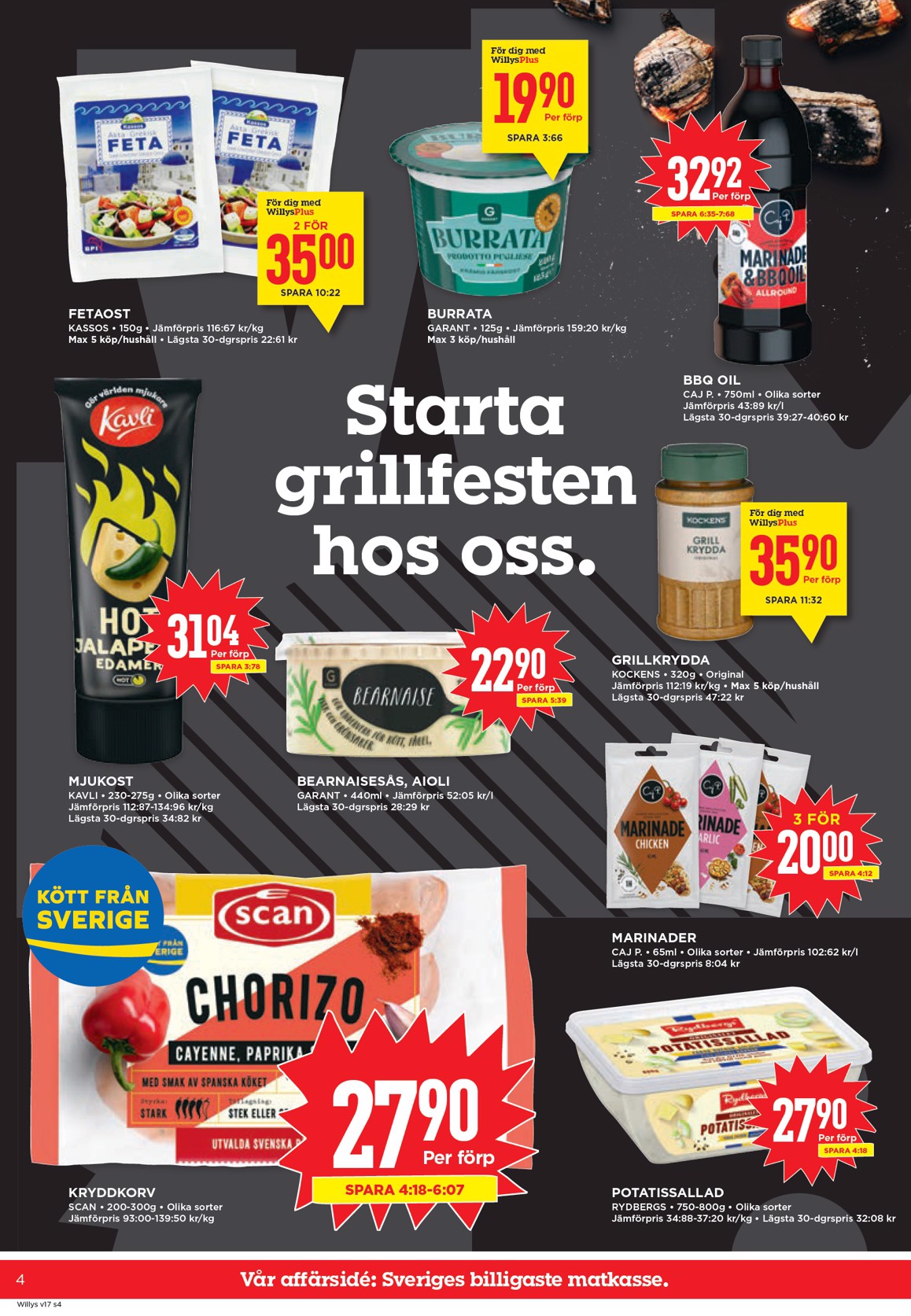 willy-s - Aktuellt Willy's reklamblad giltigt från måndag 20/04/2026 till söndag 26/04/2026 - page: 4