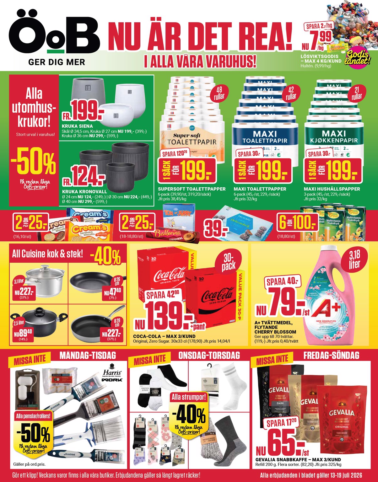 oob - Nytt ÖoB reklamblad från måndag, 13/07/2026 till söndag, 19/07/2026