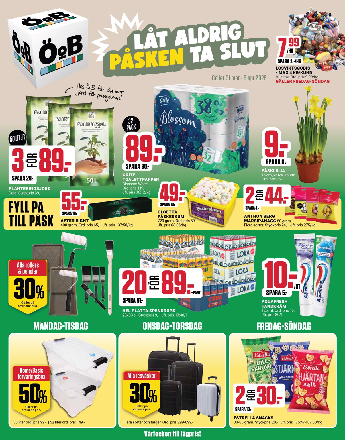 oob - ÖoB-reklambladet giltigt från 31/03 - 06/04