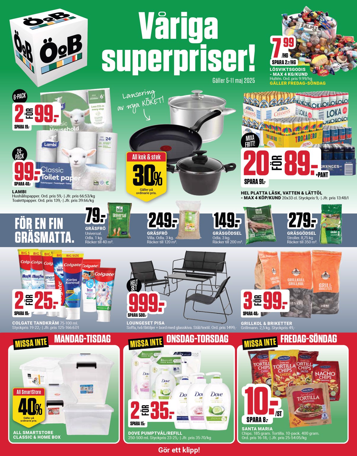 oob - ÖoB-reklambladet giltigt från 05/05 - 11/05