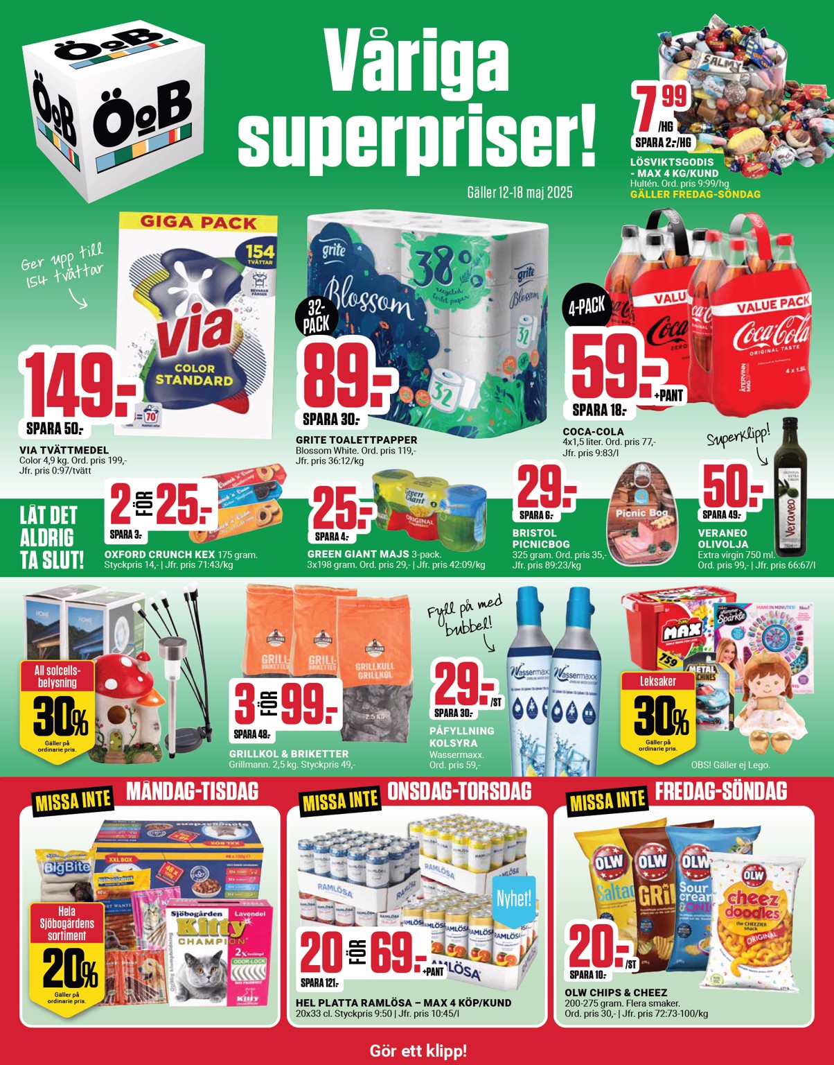 oob - ÖoB-reklambladet giltigt från 12/05 - 18/05