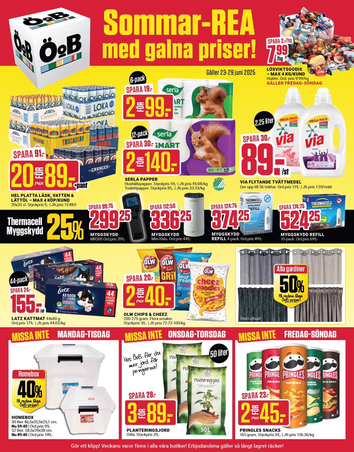 oob - ÖoB-reklambladet giltigt från 23/06 - 29/06