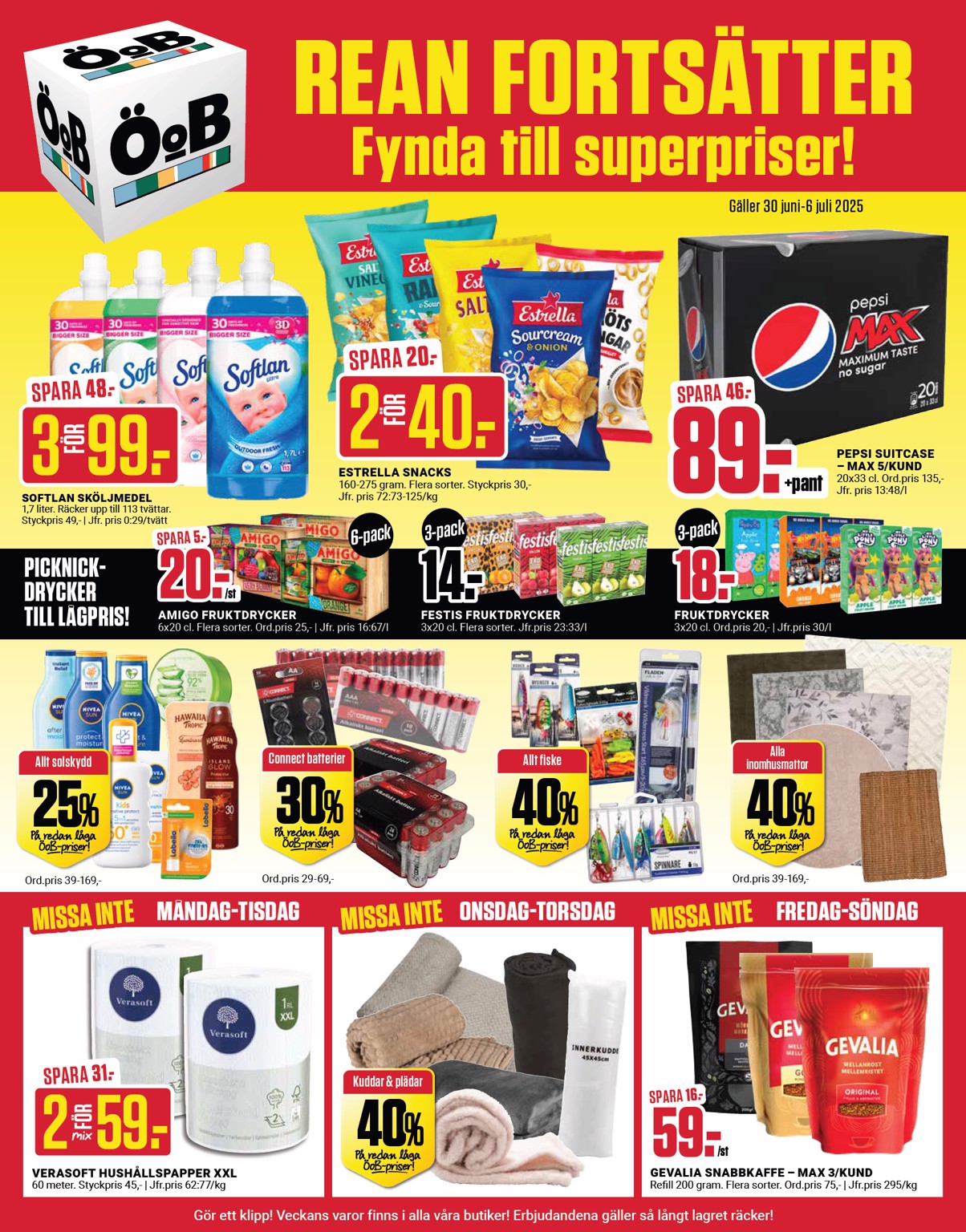 oob - ÖoB-reklambladet giltigt från 30/06 - 06/07