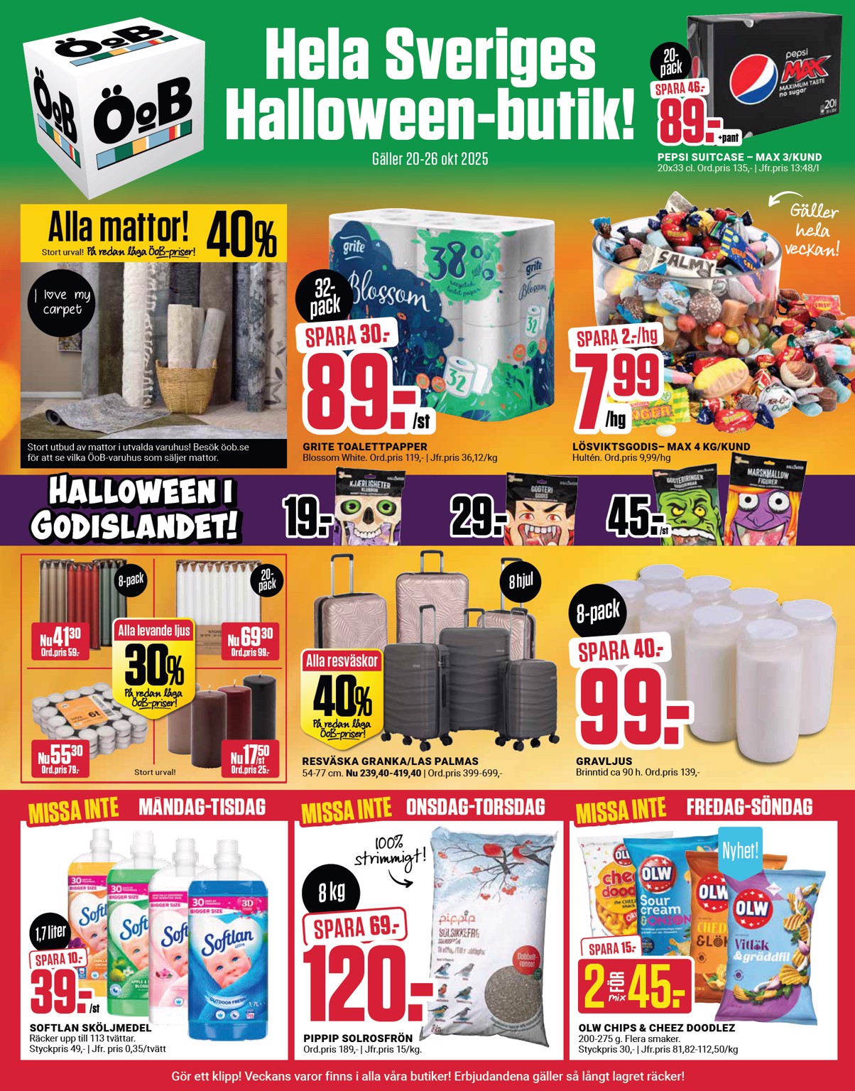 oob - ÖoB-reklambladet giltigt från 20/10 - 26/10